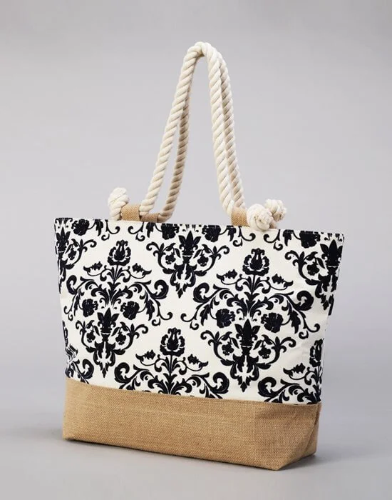 Personalized jute tote bags