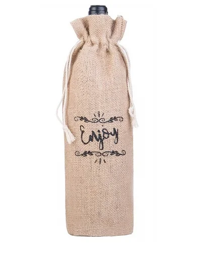 Burlap Wine Bags
