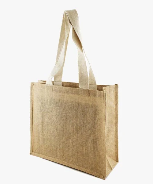 Plain jute shopping bags