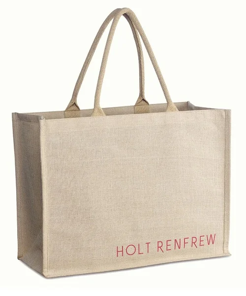 Large reusable juco shopping bags